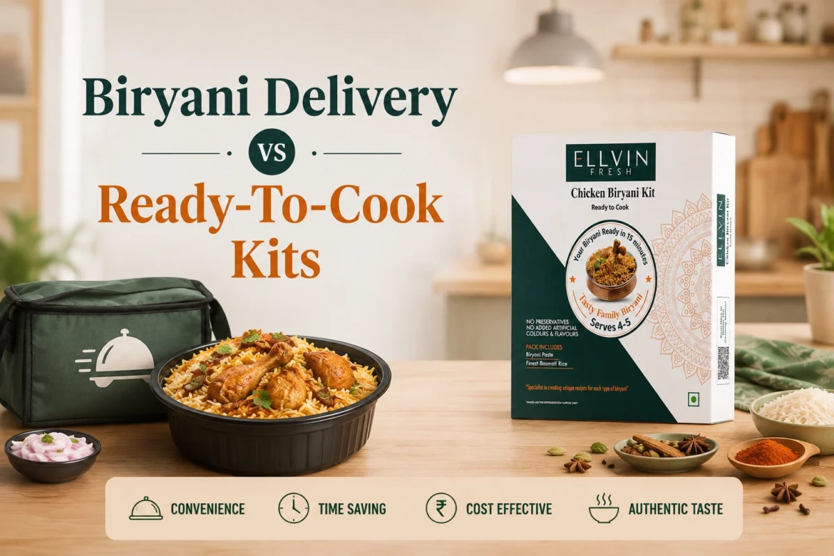 biryani delivery vs ready-to-cook kits